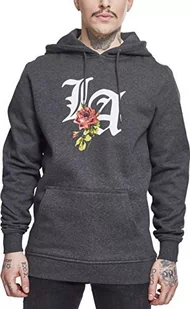 Mister Tee (MISUQ) Mister Tee (męski rozmiar misuq) LA Rose bluza z kapturem Hoodie, szary, s MT622 - Bluzy męskie - miniaturka - grafika 1
