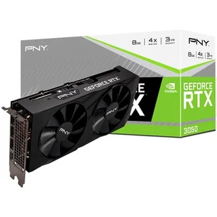 PNY GeForce RTX 3050 VERTO Dual 8GB GDDR6 - Karty graficzne - miniaturka - grafika 1