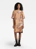 Sukienki - G-Star Sukienka w kolorze jasnobrązowym - miniaturka - grafika 1