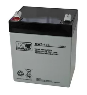 MW POWER Akumulator Pb 12V 5Ah bezobsługowy (waga 1.4kg, max. prąd ład. 1.5A, max. prąd rozład. 50A) AP_137102 - Akcesoria i części modelarskie - miniaturka - grafika 1