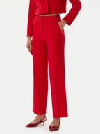 Spodnie damskie - Tatuum Spodnie materiałowe Masda 3 T2508.147 Czerwony Wide Leg - miniaturka - grafika 1