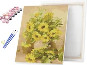 Malowanie po numerach - Malowanie po numerach Bukiet Słoneczników 40x50cm / beliart - miniaturka - grafika 1