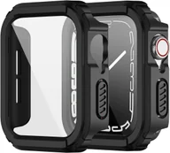 Akcesoria do smartwatchy - ETUI APPLE IWATCH SERII 6/5/4/SE 44mm CZARNE OCHRONA EKRANU WYTRZYMAŁE - miniaturka - grafika 1