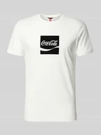 Koszulki męskie - T-shirt z nadrukiem z logo - miniaturka - grafika 1