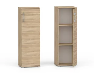 Regał Komoda Pola 1D 110 X 40 Cm Dąb Sonoma 3 Półki - Regały - miniaturka - grafika 1