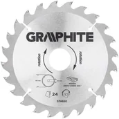 Tarcze do pił - Graphite tarcza do drewna 165mm 24 zęby widia 57H650 - miniaturka - grafika 1