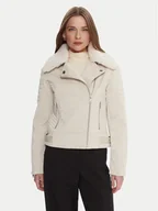 Kurtki damskie - Guess Ramoneska W5BL35 W2820 Écru Regular Fit - miniaturka - grafika 1