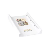 Przewijaki - Tega Baby Przewijak dla dzieci 50x70 biały słonik Tega - miniaturka - grafika 1