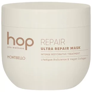 Montibello HOP Repair Ultra, Maska do włosów suchych i zniszczonych, 500ml - Maski do włosów - miniaturka - grafika 1
