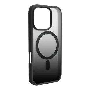 Etui silikonowe Puro Gradient MagSafe do iPhone 16 Pro - czarne - Etui i futerały do telefonów - miniaturka - grafika 1