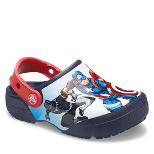 Buty dla chłopców - Klapki Crocs Fl Avengers Patch Clog T Clog 207068 410 - grafika 1