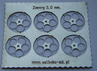 Fototrawione zawory 3,0 mm (7,8 mm cały). 6 sztuk Ostbahn UMK-13 - Kolejki i akcesoria - miniaturka - grafika 1