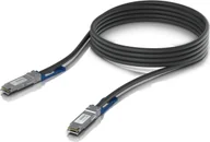 Kable światłowodowe - Ubiquiti UACC-DAC-QSFP28-3M kabel InfiniBand / światłowodowy Czarny - miniaturka - grafika 1