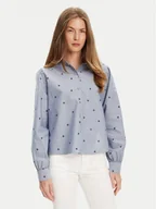 Koszule damskie - United Colors Of Benetton Koszula 5D51DQ0BF Niebieski Regular Fit - miniaturka - grafika 1