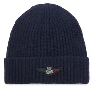 Czapki męskie - Czapka Aeronautica Militare 252CU0034UL00451 Granatowy - miniaturka - grafika 1