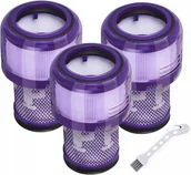 Filtry do odkurzaczy - Zmywalny Filtr Do Dyson V12 Detect Slim Absolute Zestaw 3Szt. Hepa - miniaturka - grafika 1