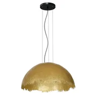 Lampy sufitowe - Ekstrawagancka lampa wisząca ze złotym kloszem LX 1631 z serii COMPO - miniaturka - grafika 1