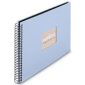 Albumy fotograficzne - Album HAMA Fine Art Czarne kartki Błękitny (300 stron) - miniaturka - grafika 1