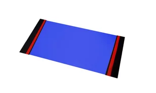 Zmywalna Mata Biobójcza Niebieska Utwardzona Listwa Wokół Krótszych Boków Nie 60 X 80 Cm - Dezynfekcja - miniaturka - grafika 1