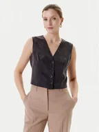 Kamizelki damskie - Guess Kamizelka W5YH51 WH5N2 Czarny Regular Fit - miniaturka - grafika 1