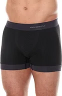 Majtki męskie - Brubeck Bokserki męskie BX11160 czarne r. XL - miniaturka - grafika 1