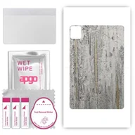 Akcesoria do tabletów i e-booków - folia naklejka skórka strukturalna na TYŁ do Apple iPad Pro 11 5 gen. 2024 - Beton Złote Paski - apgo SKINS - miniaturka - grafika 1