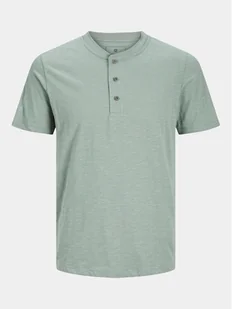 Jack&Jones T-Shirt Jprblunixs 12257965 Zielony Slim Fit - Koszulki męskie - miniaturka - grafika 1