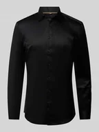 Koszule męskie - Koszula biznesowa o kroju super slim fit z kołnierzykiem typu kent - miniaturka - grafika 1