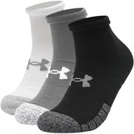 Skarpetki damskie - Under Armour, Skarpety, Heatgear Locut szaro-biało- 1346753 035, rozmiar M - miniaturka - grafika 1