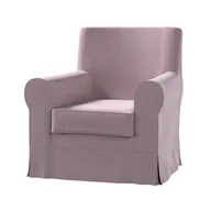 Pokrowce na meble - Dekoria Pokrowiec na fotel Ektorp Jennylund zgaszony róż 78 x 85 x 84 cm Velvet 613-704-14 - miniaturka - grafika 1