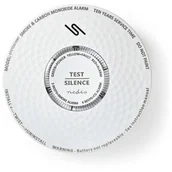 Systemy inteligentnych domów - Czujnik dymu i tlenu węgla (czadu) NEDIS DTCTCS10WT - miniaturka - grafika 1