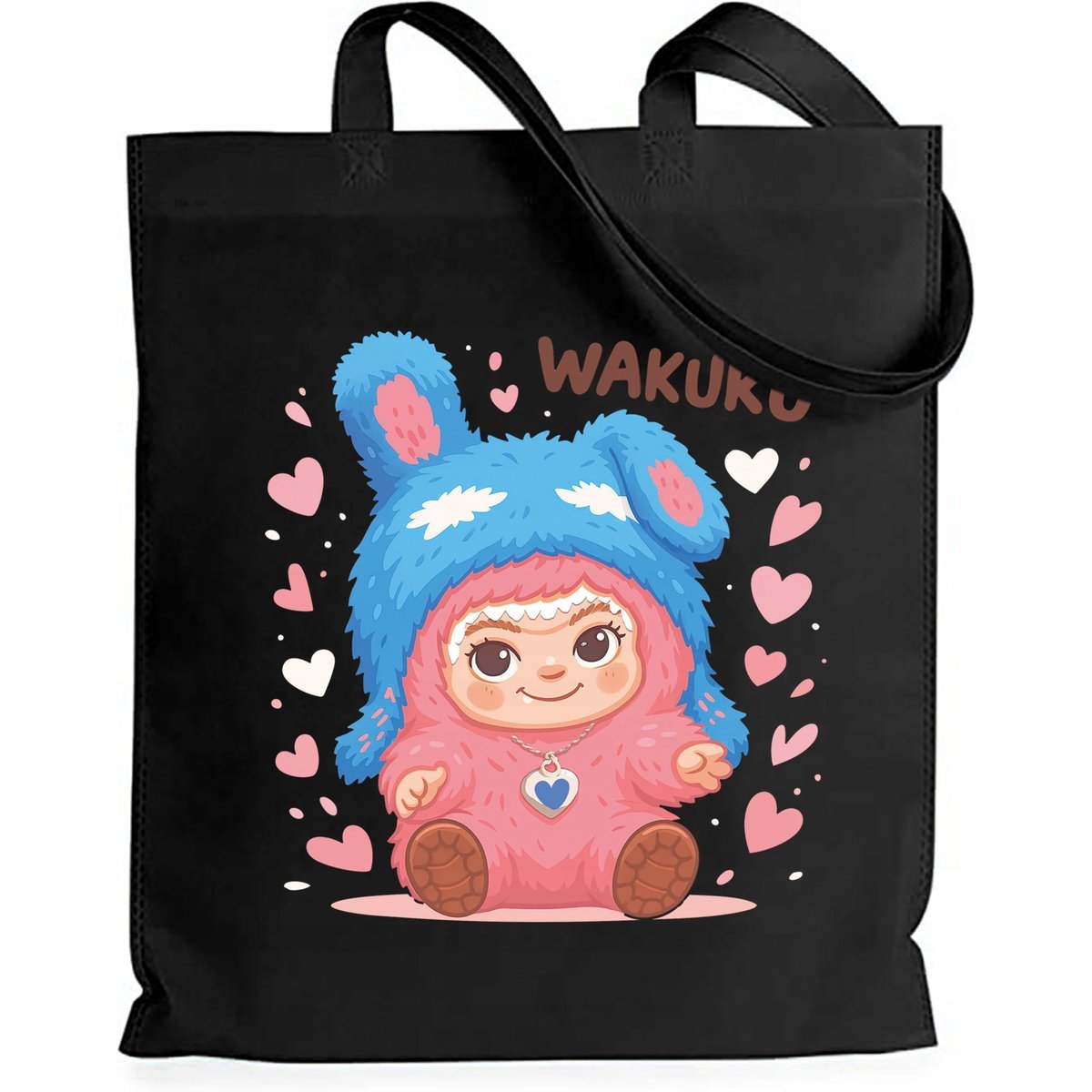 Torba Czarna EKO Shopper UP TO MISCHIEF Na Zakupy Prezent Święta Wz