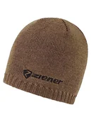 Czapki damskie - Ziener Męska czapka IRUNO/ciepła, dzianina, wełna, orzech włoski, Usex - miniaturka - grafika 1