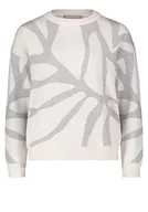 Swetry damskie - Betty & Co Sweter damski, kremowy/szary, 42 - miniaturka - grafika 1