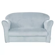 Fotele i pufy dla dzieci - Jasnoniebieska aksamitna sofa dla dzieci 78 cm Lil Sofa – Roba - miniaturka - grafika 1