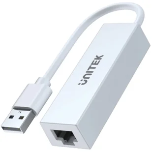 Unitek USB-A RJ45 10/100Mb/s biały U1325A - Adaptery i przejściówki - miniaturka - grafika 2