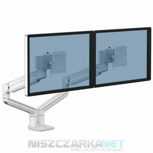 Fellowes Ramię na 2 monitory Fellowes TALLO  białe - Uchwyty do monitorów - miniaturka - grafika 1