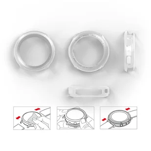 Ringke Air Sports żelowy pokrowiec etui do Samsung Galaxy Watch 5 44mm półprzezroczysty (ASG652150RS) - Akcesoria do smartwatchy - miniaturka - grafika 11