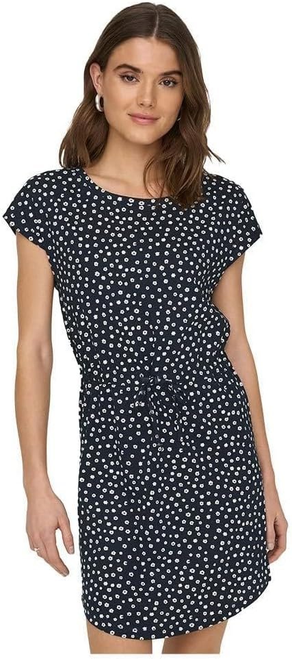 Sukienka w kwiatki Only ONLMAY DRESS NOOS r. M 38