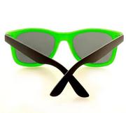 Okulary przeciwsłoneczne - Kwadratowe okulary przeciwsłoneczne MAZZINI  RETRO CUTE zielony - miniaturka - grafika 1