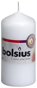Bolsius Świeca Pieńkowa Biała 100/48 mm 334019 - Świece - miniaturka - grafika 1