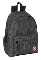 Torby na laptopy - Safta AVENGERS VENDETTA Plecak na laptopa 14,1", idealny dla młodzieży w różnym wieku, wygodny i wszechstronny, jakość i wytrzymałość, 31 x 13 x 43 cm, Czarny (Black), M, Casual - miniaturka - grafika 1