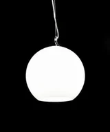 Lampy sufitowe - Nowoczesna Lampa Wisząca Szklana Biała Molton - miniaturka - grafika 1