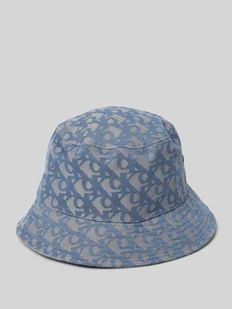 Czapka typu bucket hat ze wzorem z logo - Czapki damskie - miniaturka - grafika 1