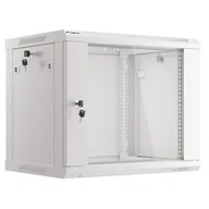 Szafy rack - Lanberg Szafa 19" 9U, 600x450, szara FLAT PACK WF01-6409-10S - miniaturka - grafika 1