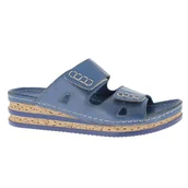 Klapki i japonki damskie - Andrea Conti Klapki damskie, Jeans, 37 - miniaturka - grafika 1