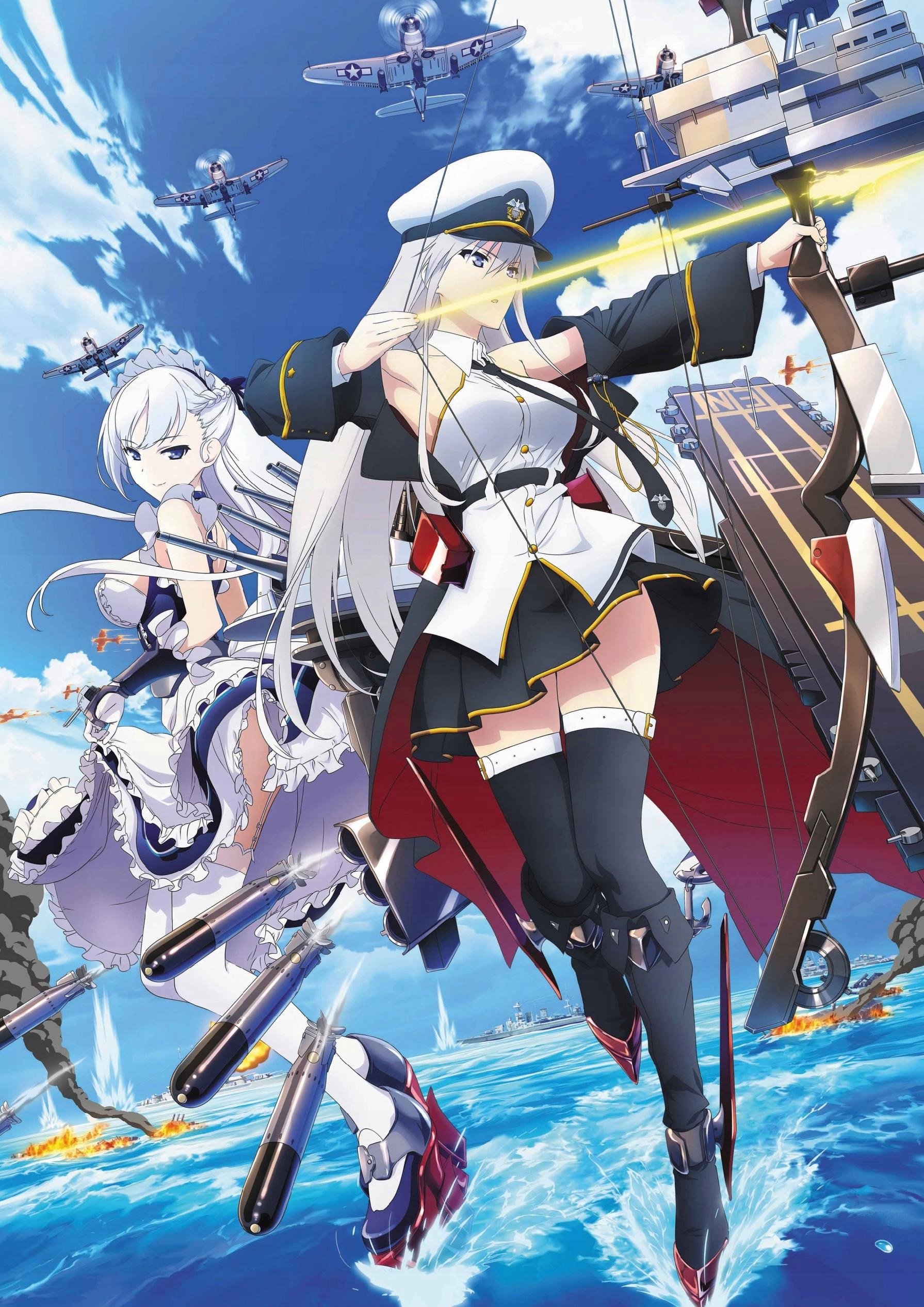 Plakat A1 anime gra Azur Lane