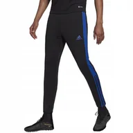 Dresy męskie - Spodnie męskie adidas Tiro Essential czarno-niebieskie HM7920 S - miniaturka - grafika 1