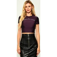 Bluzki damskie - Versace Jeans Couture Bluzka SUMATRA Cropped Fit - miniaturka - grafika 1