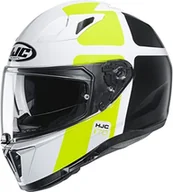 Kaski motocyklowe - Kask motocyklowy HJC i70 PRIKA MC4H, biały/czarny/żółty, rozmiar XL - miniaturka - grafika 1
